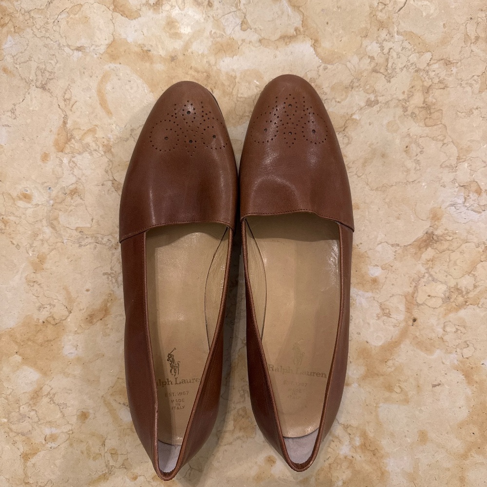 Vintage Ralph Lauren Leather Flats